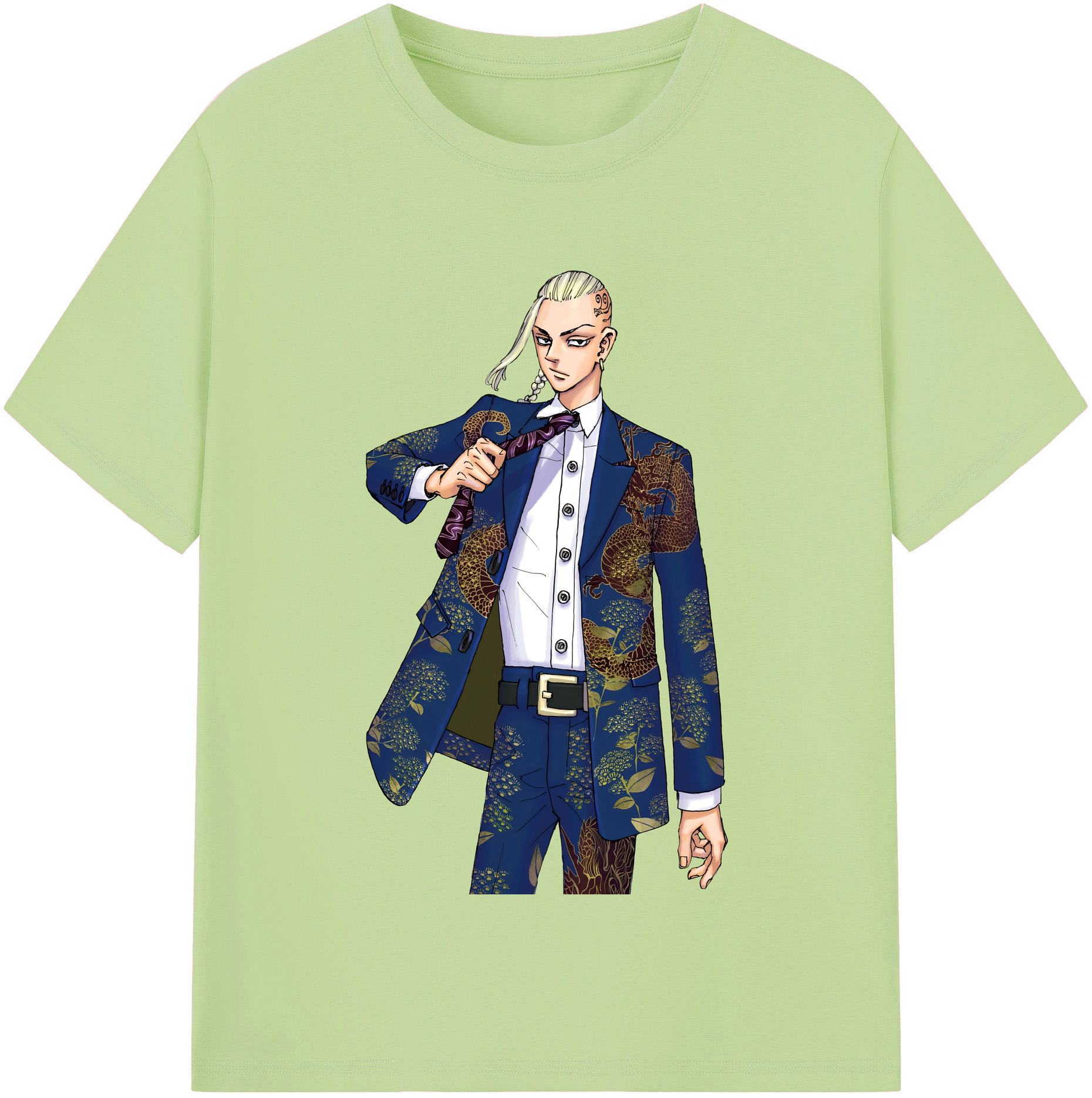 （画像用） 東京リベンジャーズ Tokyo Revengers 綿100％半袖Tシャツ（フロントプリント）